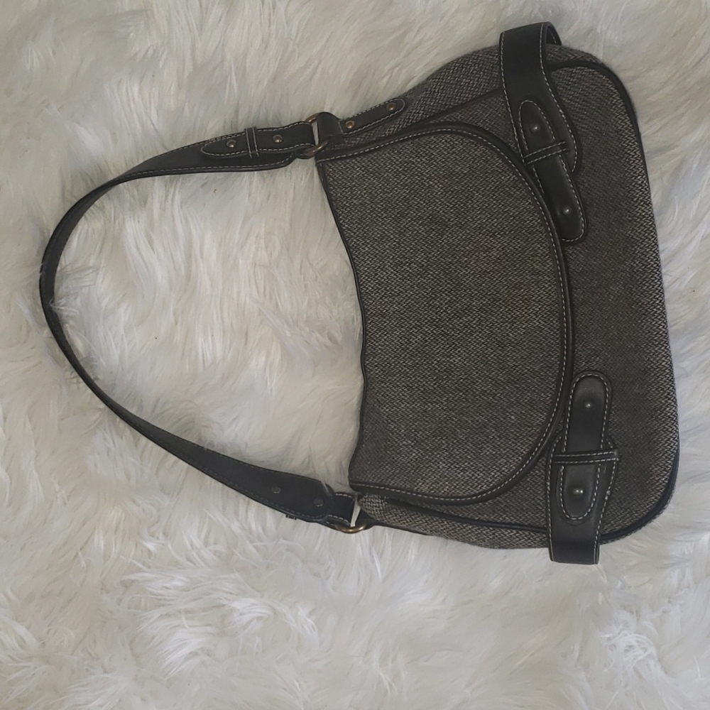 ⚡️ Chaps Herringbone Knit Shoulder Purse